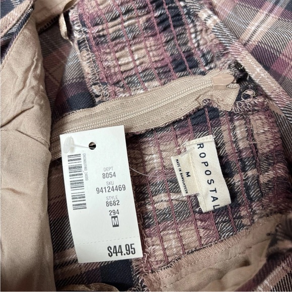 Aeropostale Plaid Mini Tank Dress Size Medium NWT - Picture 5 of 8